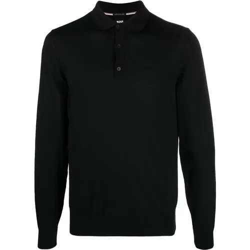 Slim Wool Polo Shirt , male, Sizes: 2XL - Hugo Boss - Modalova