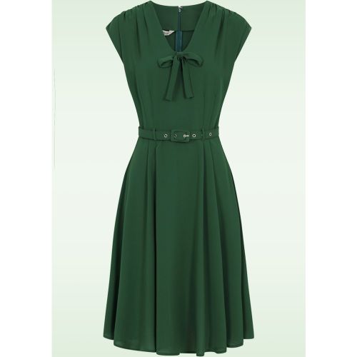 Robe évasée Holly en vert - Banned Retro - Modalova