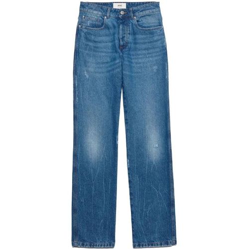 Low-Rise Straight-Leg Denim Jeans - Größe 31 - AMI Paris - Modalova