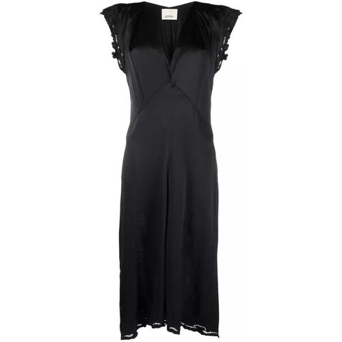 Midi Jordina Black Dress - Größe 36 - black - Isabel marant - Modalova