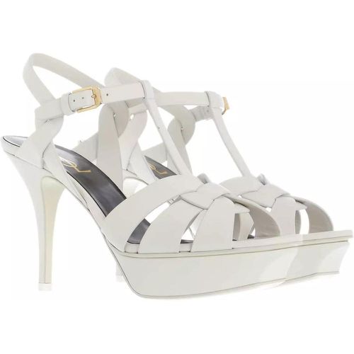 Sandalen - Tribute Sandals Creme - Gr. 39 (EU) - in - für Damen - Saint Laurent - Modalova