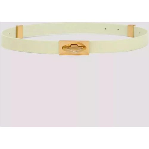 Gürtel - Lemon Washed Point Lock Leather Belt - Gr. 70 - in - für Damen - Bottega Veneta - Modalova