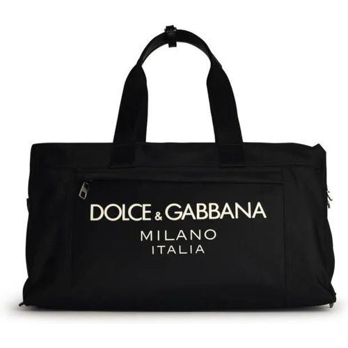 Weekender - Black Nylon Duffel Bag - Gr. unisize - in - für Damen - Dolce&Gabbana - Modalova