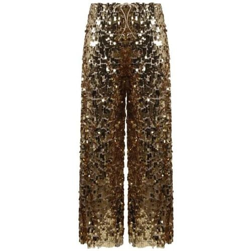 Night Sequins Pants - Größe M - gunmetal - Oséree - Modalova