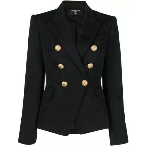 Double-Breasted Wool Blazer - Größe 36 - Balmain - Modalova