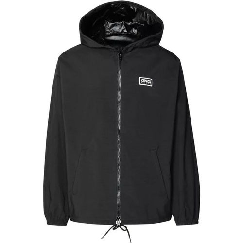 Black Nylon Jacket - Größe L - black - Kenzo - Modalova