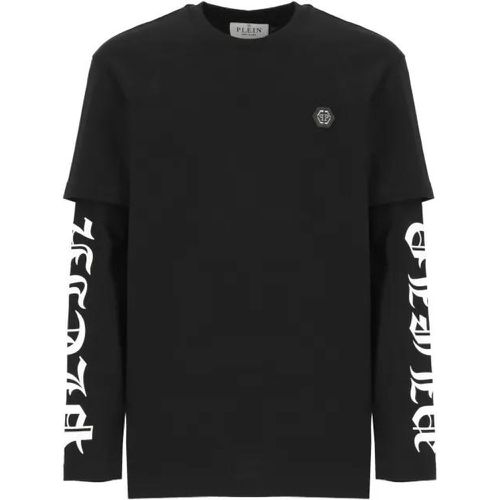 Black Gothic T-Shirt - Größe L - Philipp Plein - Modalova