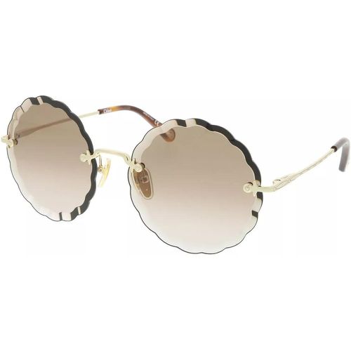 Sonnenbrille - ROSIE rimless rounded metal sunglasses - Gr. unisize - in - für Damen - Chloé - Modalova