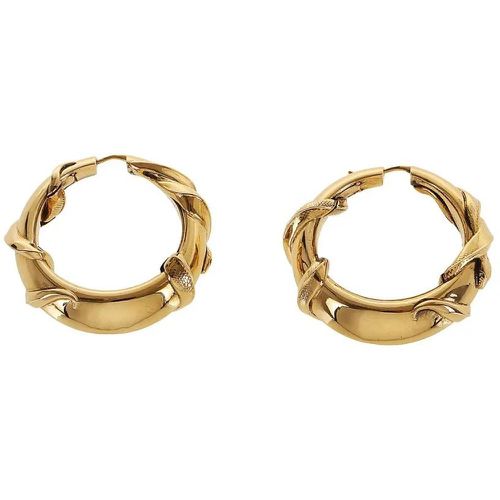 Ohrringe - Antique Finish Hoop Earrings - Gr. unisize - in - für Damen - alexander mcqueen - Modalova