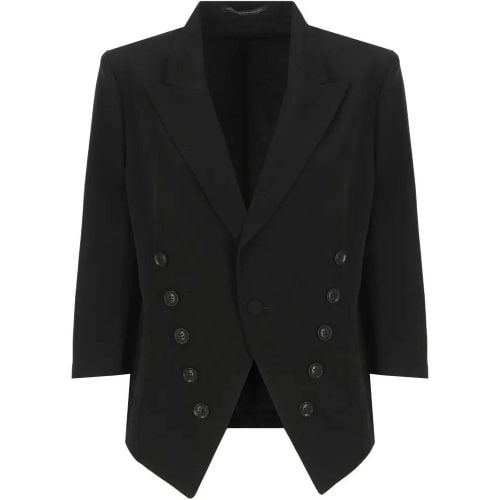 Black Double-Breasted Blazer - Größe M - Y-3 - Modalova