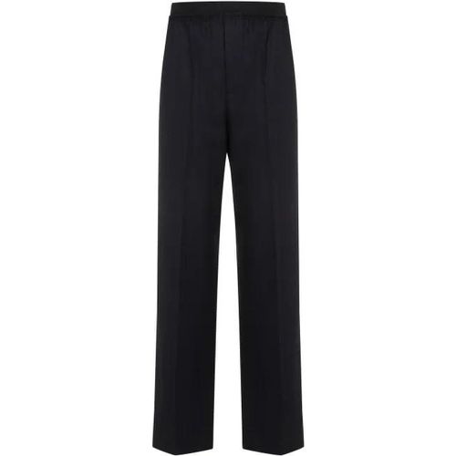 Stripe Black Blue Wool Trousers - Größe M - schwarz - Bottega Veneta - Modalova