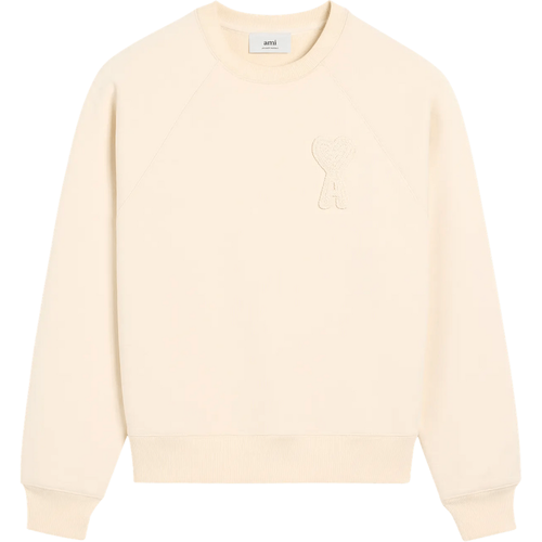 Boxy Sweatshirt mit großem Ami De Coeur Logo - Größe L - AMI Paris - Modalova