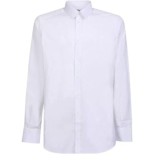 White Essential Cotton Shirt - Größe 40 - Dolce&Gabbana - Modalova