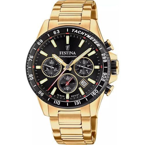 Uhren - Timeless Chrono herren Uhr Gold F20634/5 - Gr. unisize - in Silber - für Damen - Festina - Modalova