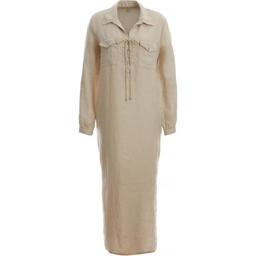 WOMAN DRESS - Größe I40 - beige - 120% lino - Modalova