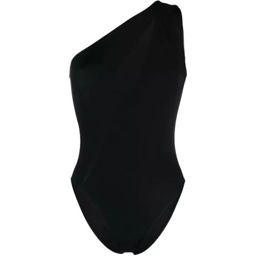 Slashed Black Swimsuit - Größe 1 - black - Versace - Modalova