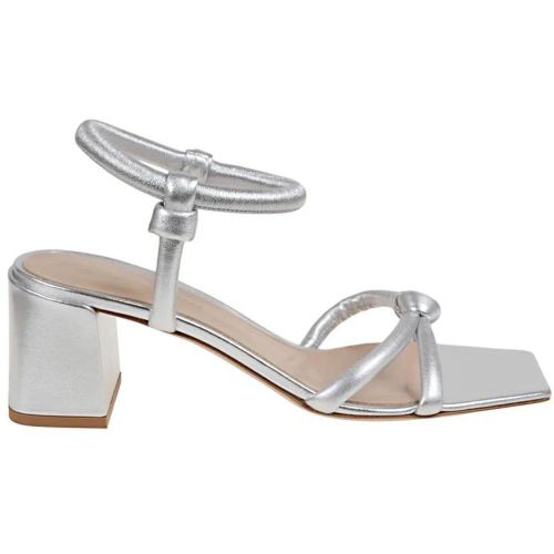 Sandalen - Metallic Leather Sandal - für Damen - Gianvito Rossi - Modalova