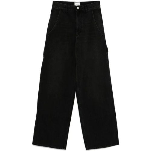 Black Wide Leg Jeans - Größe 34 - Etoile Isabel Marant - Modalova