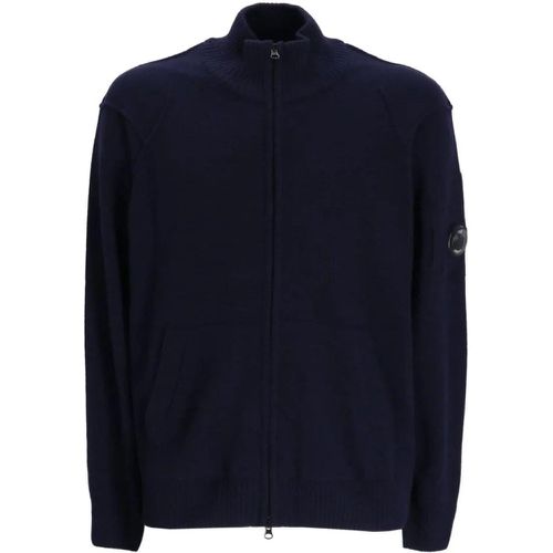 Midnight Blue Wool Sweater - Größe L - CP Company - Modalova