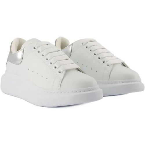 Sneakers - Oversized Sneakers - Leather - White/Silver - Gr. 39 (EU) - in - für Damen - alexander mcqueen - Modalova