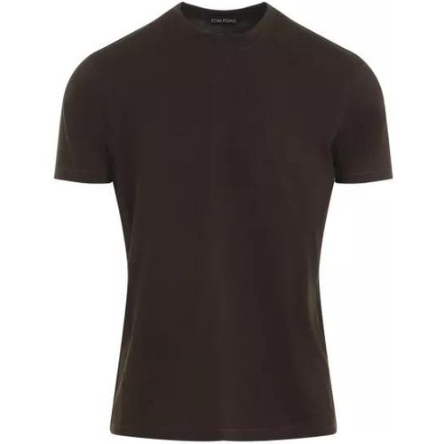 Viscose Cotton T-Shirt - Größe 52 - Tom Ford - Modalova