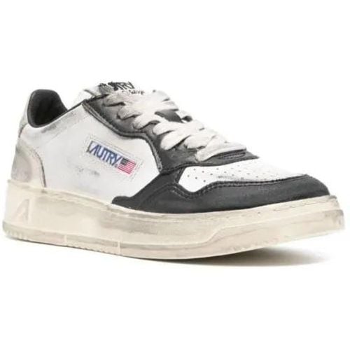 Low-Top Sneaker - Super Vintage Leather Sneakers - Gr. 37 (EU) - in - für Damen - Autry International - Modalova