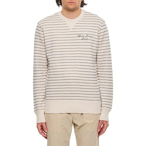 Striped Cotton Crewneck Sweatshirt - Größe M - Golden Goose - Modalova