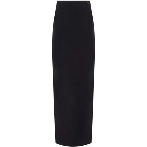 Black Long Skirt - Größe 40 - black - Elisabetta Franchi - Modalova