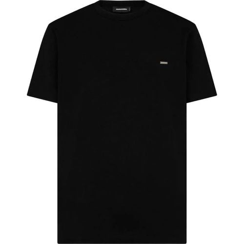 Zwarte basic t-shirt - Größe S - Dsquared2 - Modalova