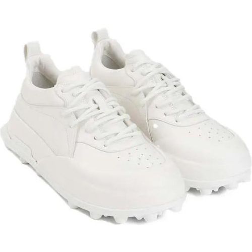 Low-Top Sneaker - Porcelain White Leather Sneakers - Gr. 41 (EU) - in - für Damen - Jil Sander - Modalova