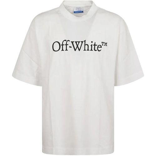 Pure Cotton Half Sleeve Logo T-Shirt - Größe XS - Off-White - Modalova