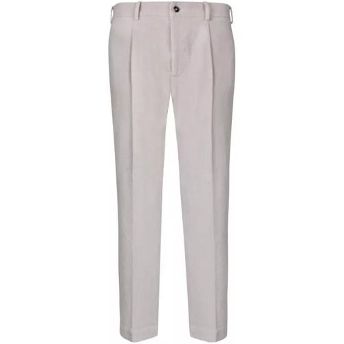 Cotton Blend Trousers - Größe 50 - gray - Dell'oglio - Modalova