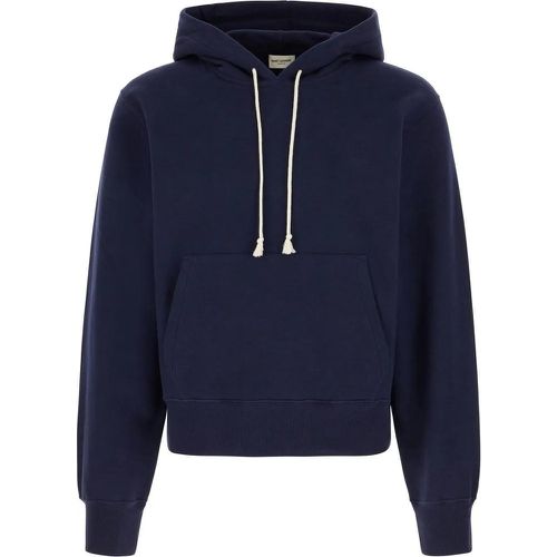 Navy cotton sweatshirt - Größe L - Saint Laurent - Modalova