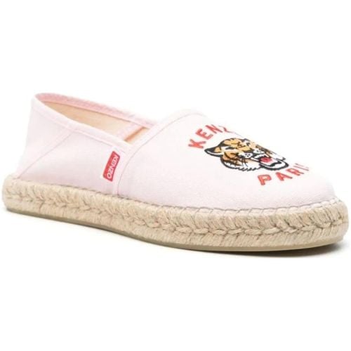 Low-Top Sneaker - Tiger Logo Slip-on Espadrilles - Gr. 37 (EU) - in Gold - für Damen - Kenzo - Modalova