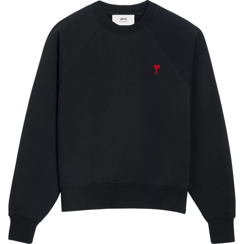 Sweatshirt mit rotem Ami de Coeur Logo - Größe XS - black - AMI Paris - Modalova