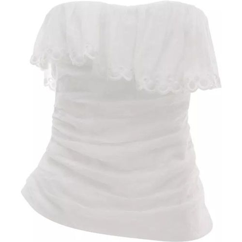 White Sleeveless Top With Ruches Detail White In R - Größe 36 - white - Isabel marant - Modalova