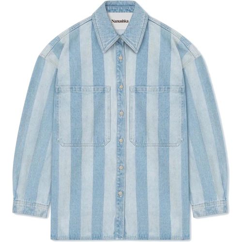 Farbiges Overshirt aus Denim - Größe S - Nanushka - Modalova