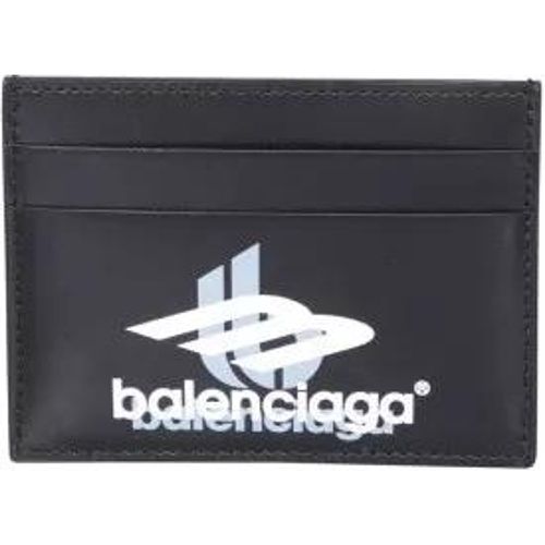 Portemonnaies - Black Leather Cardholder - Gr. unisize - in - für Damen - Balenciaga - Modalova
