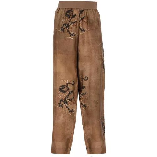 Brown Palmer Trousers - Größe M - brown - Uma Wang - Modalova
