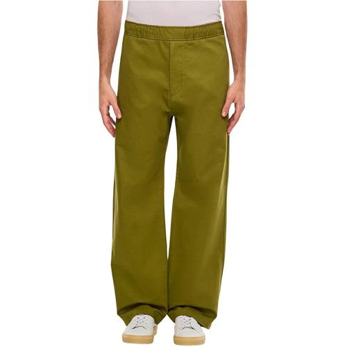 Casual Relaxed Fit Straight Leg Trousers - Größe S - Moncler - Modalova