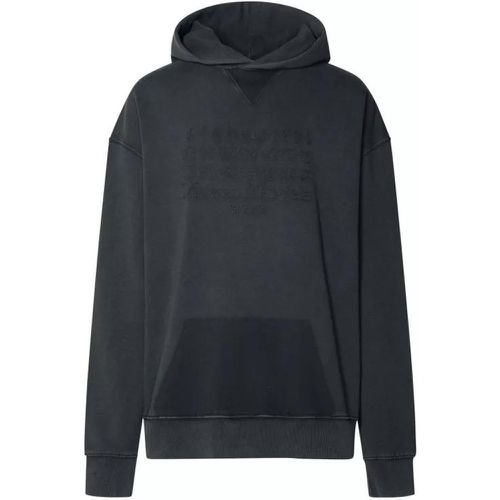 Gray Cotton Sweatshirt - Größe L - black - Maison Margiela - Modalova