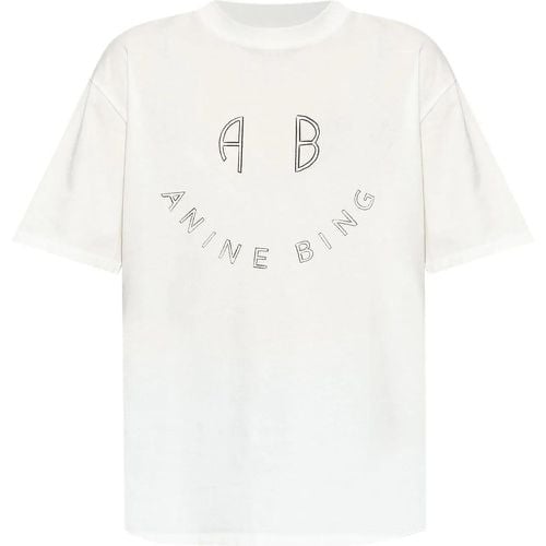 T-shirt wit - Größe XS - Anine Bing - Modalova