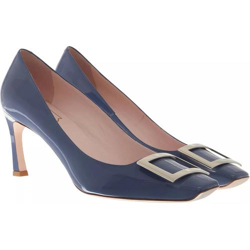 Pumps & High Heels - Trompette Metal Buckle Pumps In Leather - Gr. 40 (EU) - in - für Damen - Roger Vivier - Modalova