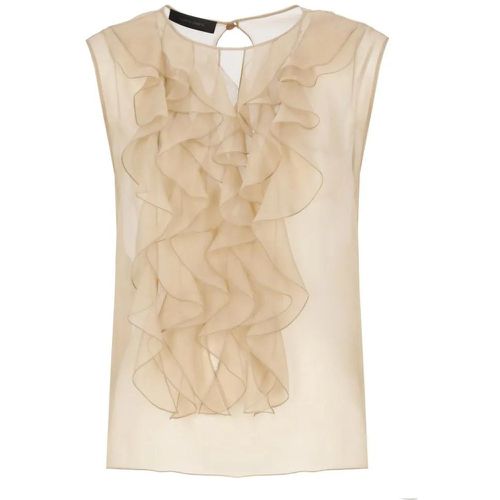 Neutrals Silk Blusa - Größe 42 - alberta ferretti - Modalova