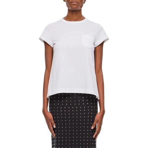 Cotton Poplin X Cotton Jersey T-Shirt - Größe 1 - Sacai - Modalova