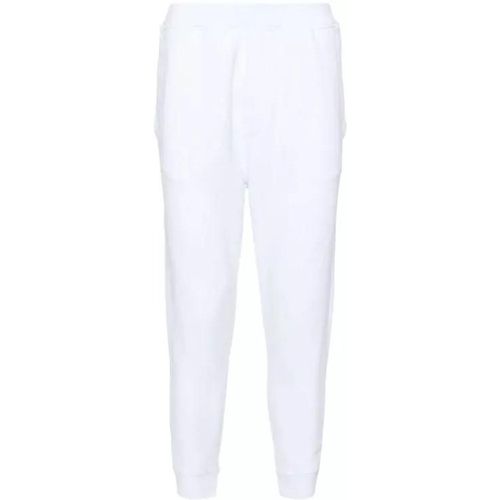 Jersey Texture Logo-Print Track Pants - Größe L - white - Dsquared2 - Modalova