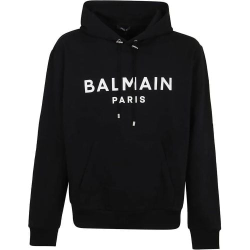 Contrast Print Hoodie - Größe M - Balmain - Modalova