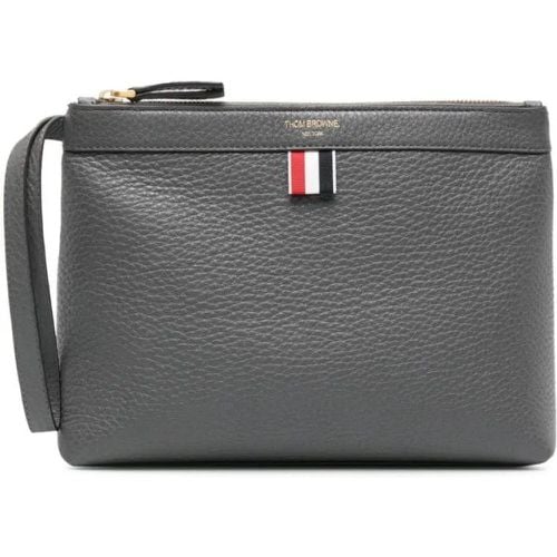 Clutches - Leather Clutch Bag - Gr. unisize - in - für Damen - Thom Browne - Modalova