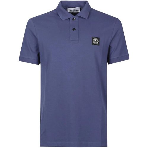 Short Sleeve Slim Fit Polo Shirt - Größe L - Stone Island - Modalova