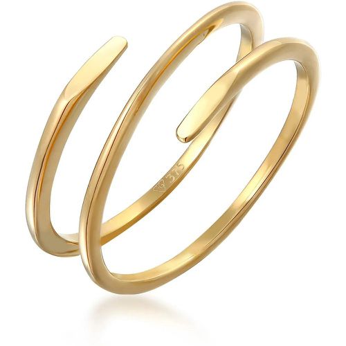 Ringe - Ring Wickelring Twist Fein 375 Gelbgold - Gr. 54 MM - in - für Damen - Elli - Modalova